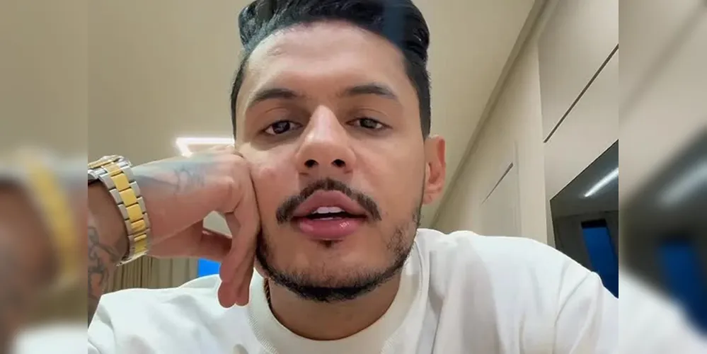 Hungria durante depoimento nas redes sociais