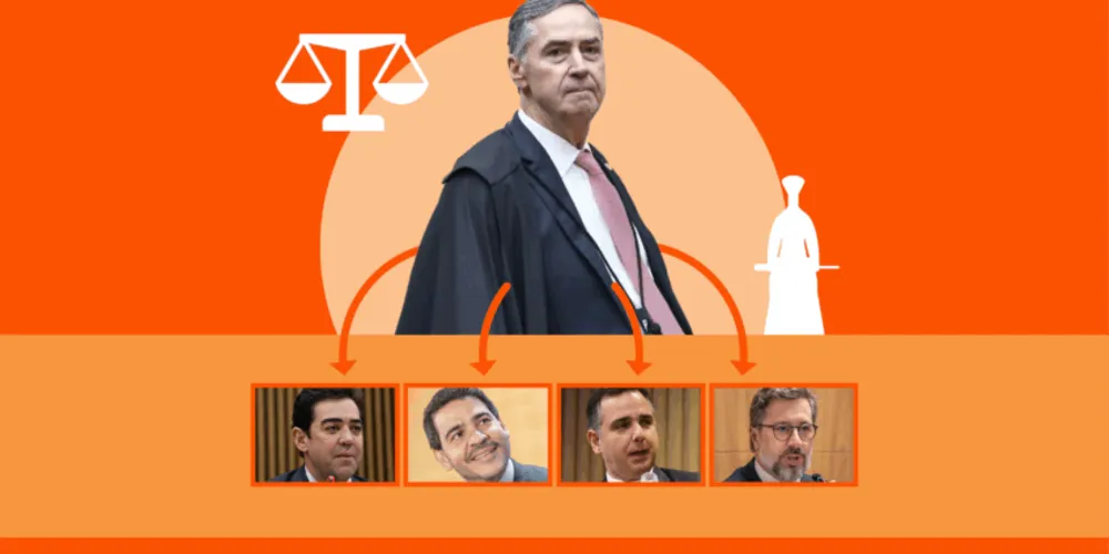 Roberto Barroso e os cotados para sua vaga no STF: Bruno Dantas, Jorge Messias, Rodrigo Pacheco e Vinicius de Carvalho...

Leia mais no texto original: (https://www.poder360.com.br/poder-justica/lula-tem-4-cotados-a-vaga-de-barroso-saiba-quem-sao/)
© 2025 Todos os direitos são reservados ao Poder360, conforme a Lei nº 9.610/98. A publicação, redistribuição, transmissão e reescrita sem autorização prévia são proibidas.
