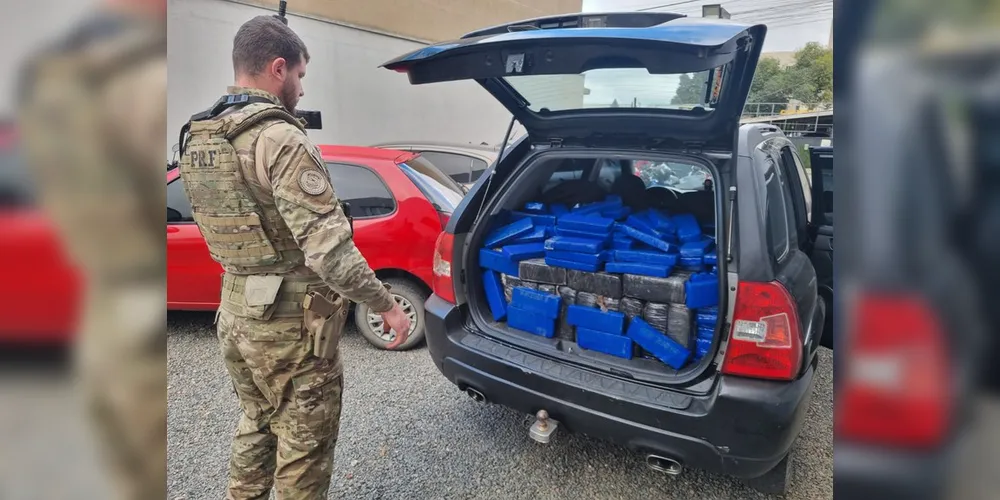 Droga apreendida pela polícia