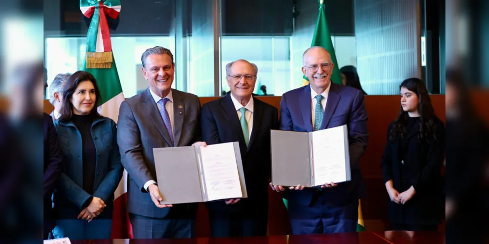 Encontro entre representantes do Brasil e do México aconteceu nesta quarta-feira (27).