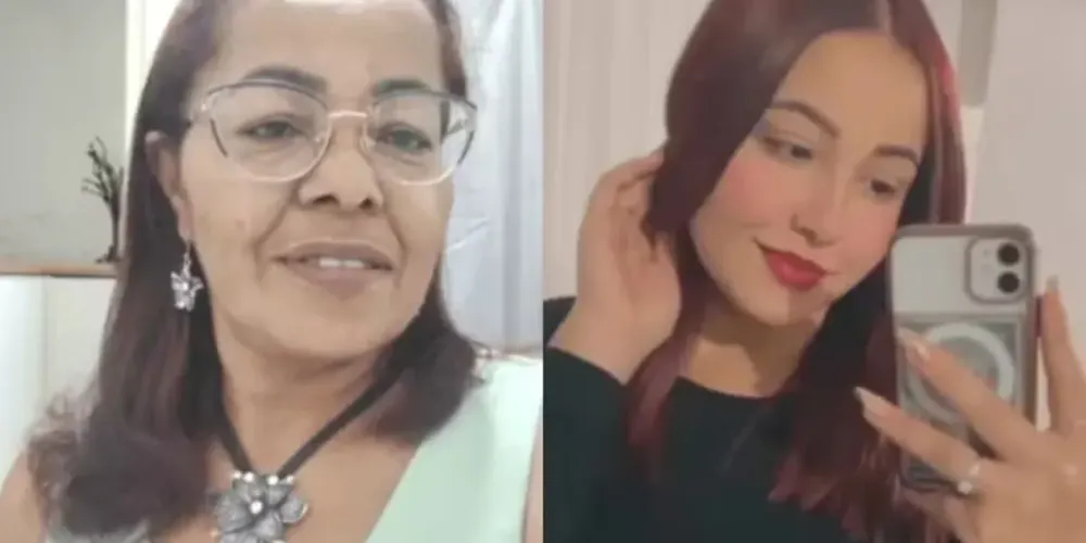 Ana Maria de Jesus, de 52 anos, e Larissa de Jesus Castilho, de 21