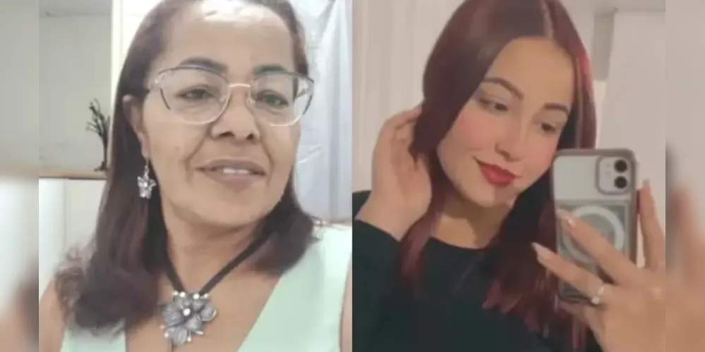 Ana Maria de Jesus, de 52 anos, e Larissa de Jesus Castilho, de 21