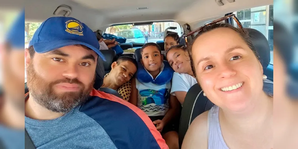 Família de Gabriel reunida