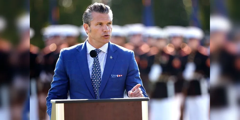 O secretário de Defesa, Pete Hegseth, saiu em defesa das novas regras de credenciamento
