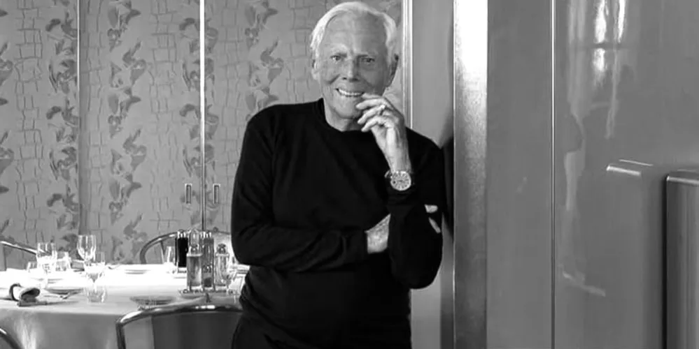 Estilista Giorgio Armani