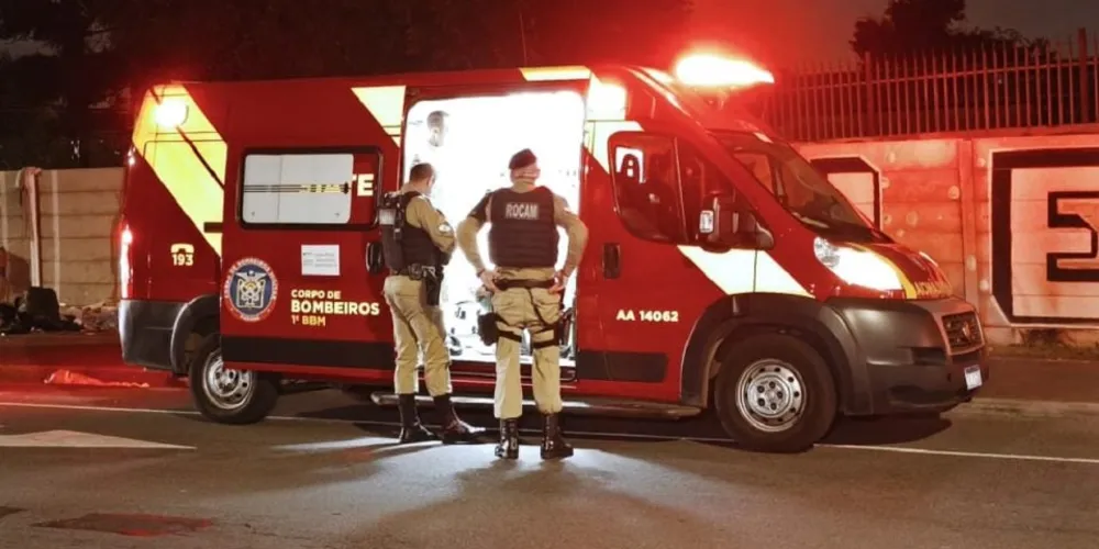 A mulher foi encaminhada ao hospital