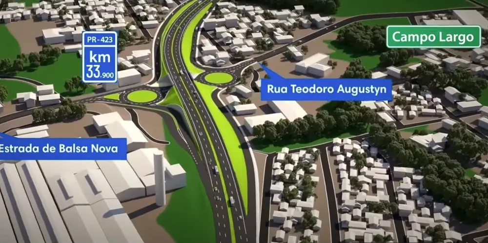 A obra faz parte do conjunto de investimentos previstos no contrato de concessão