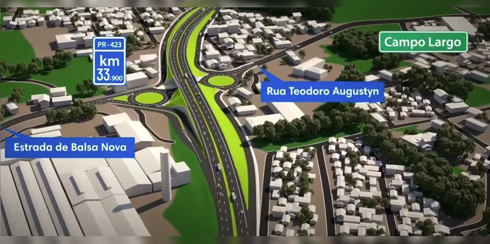 A obra faz parte do conjunto de investimentos previstos no contrato de concessão