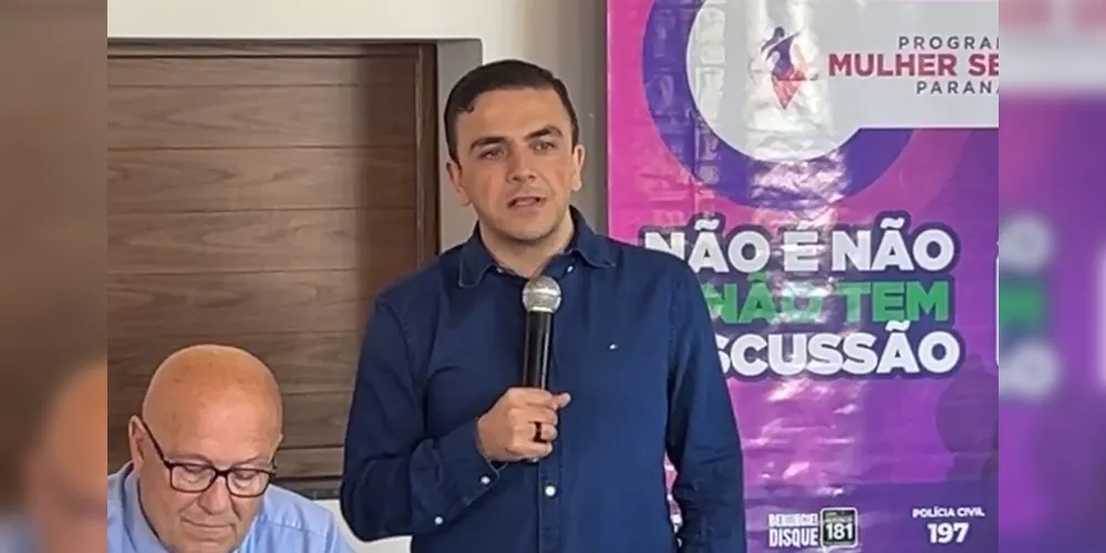 O deputado federal Aliel Machado (PV) falou sobre medidas adotadas durante evento da AMCG