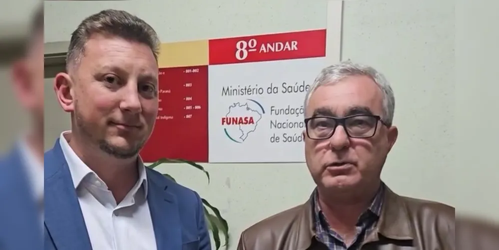 Leandro Jasinski e Airton Rigo Moretto estiveram em Curitiba para tratar do projeto