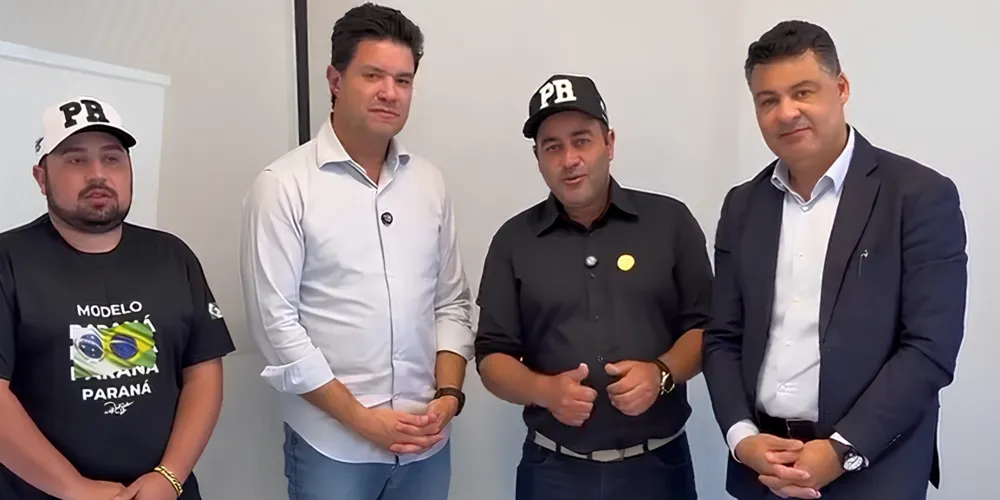 Igor Pontarolo, Guto Silva, Marcelo Leite e Marcelo Rangel estiveram reunidos