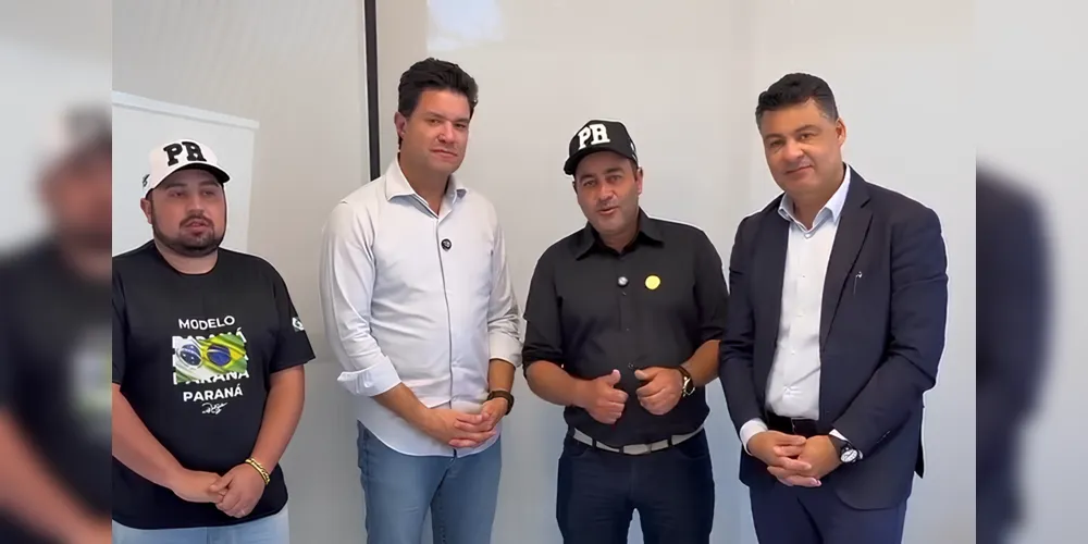 Igor Pontarolo, Guto Silva, Marcelo Leite e Marcelo Rangel estiveram reunidos
