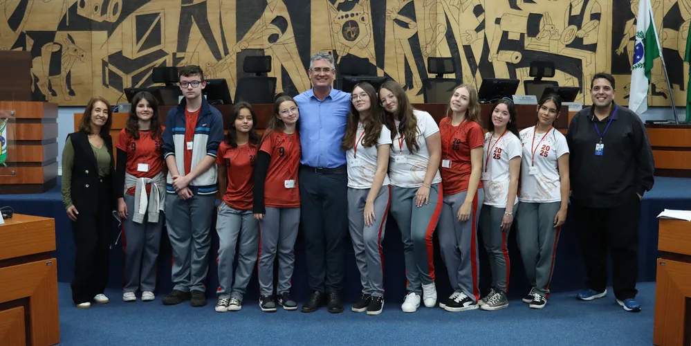 Visita foi acompanhada pelo vereador e presidente da Câmara Julio Küller (MDB)