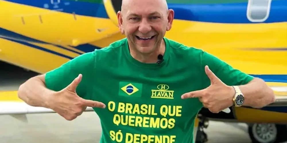 Empresário catarinense Luciano Hang, fundador da rede de lojas Havan