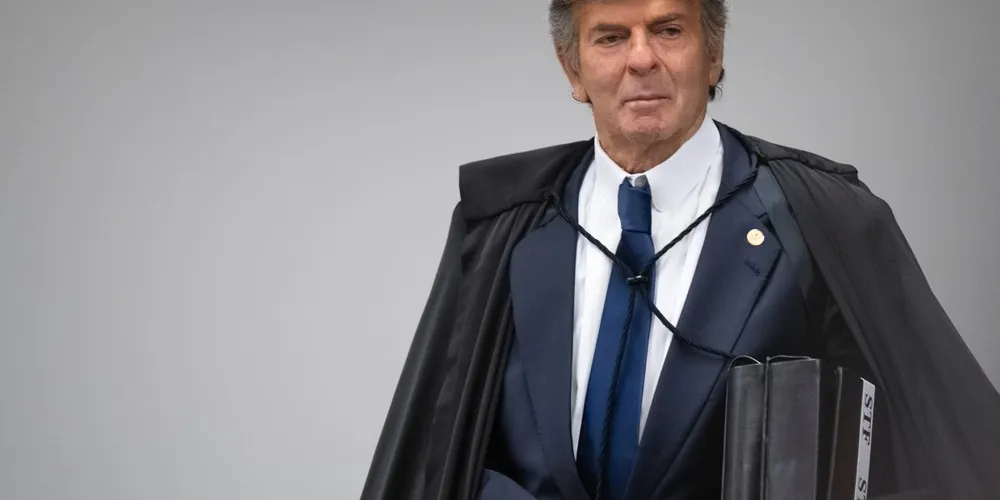 Ministro Luiz Fux em julgamento