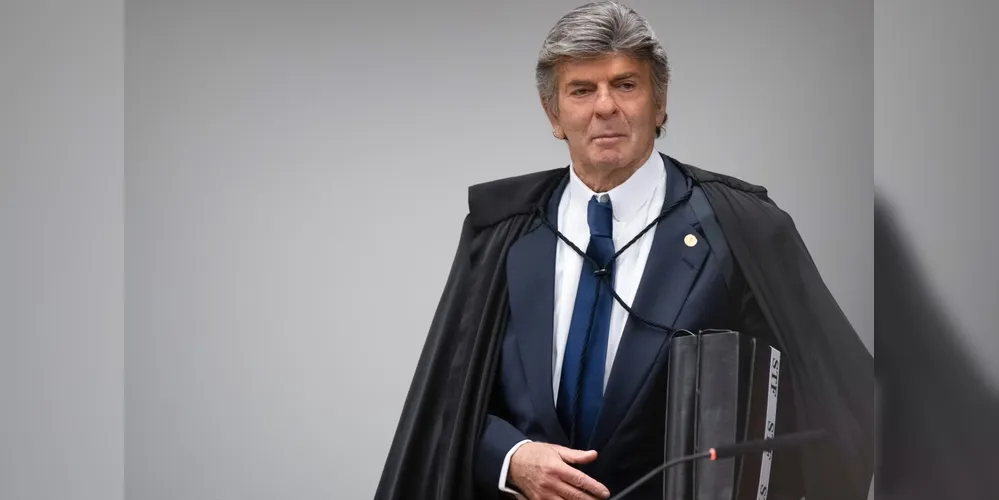 Ministro Luiz Fux em julgamento