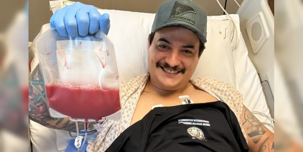 Leosvaldo Casagrande Gobo, que já era conhecido por doar sangue desde 2012