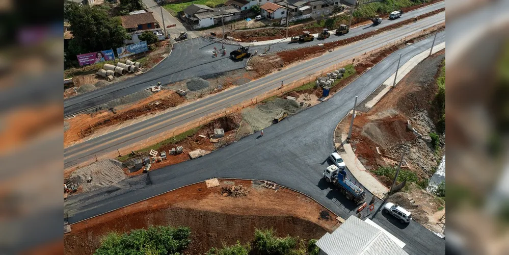 A obra da trincheira ligará os bairros Vila Ozório e Socomim, em Telêmaco Borba