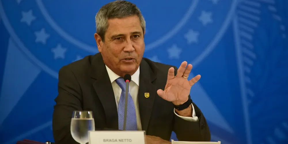 O ex-ministro Walter Braga Netto