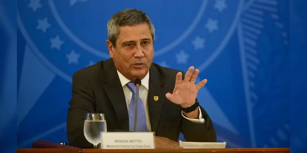 O ex-ministro Walter Braga Netto