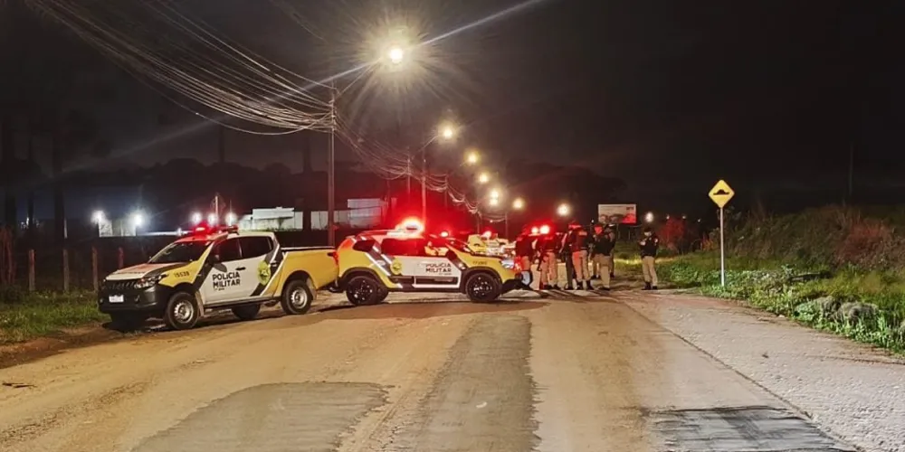 Nenhum policial ficou ferido