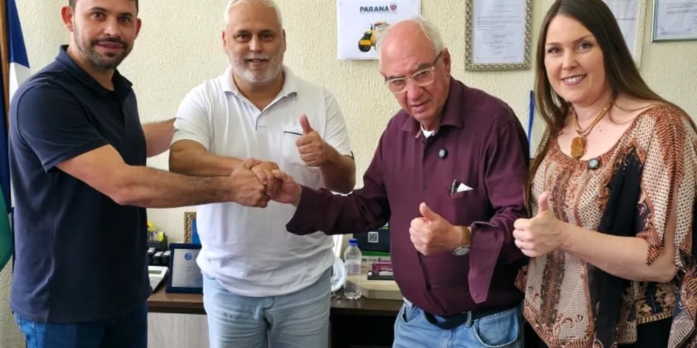 A principal pauta da reunião foi a celebração de um acordo de cooperação técnica entre os municípios