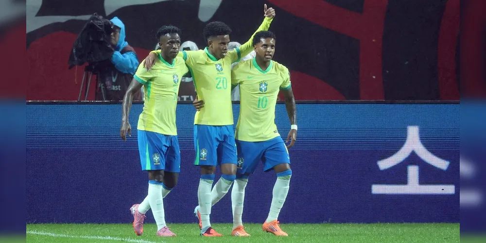 Estevão e Rodrygo e Vini Jr.