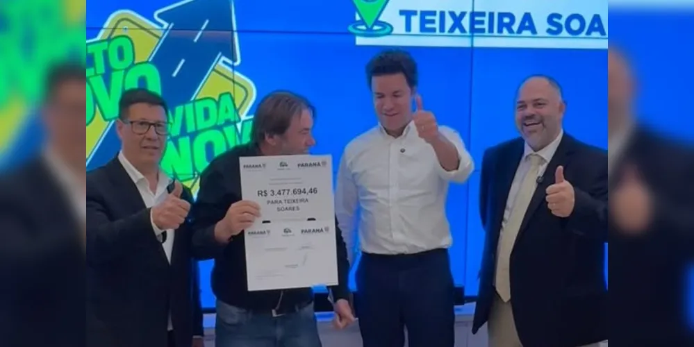 Adão Litro, Ivanor Müller, Guto Silva e Artagão Junior estiveram reunidos