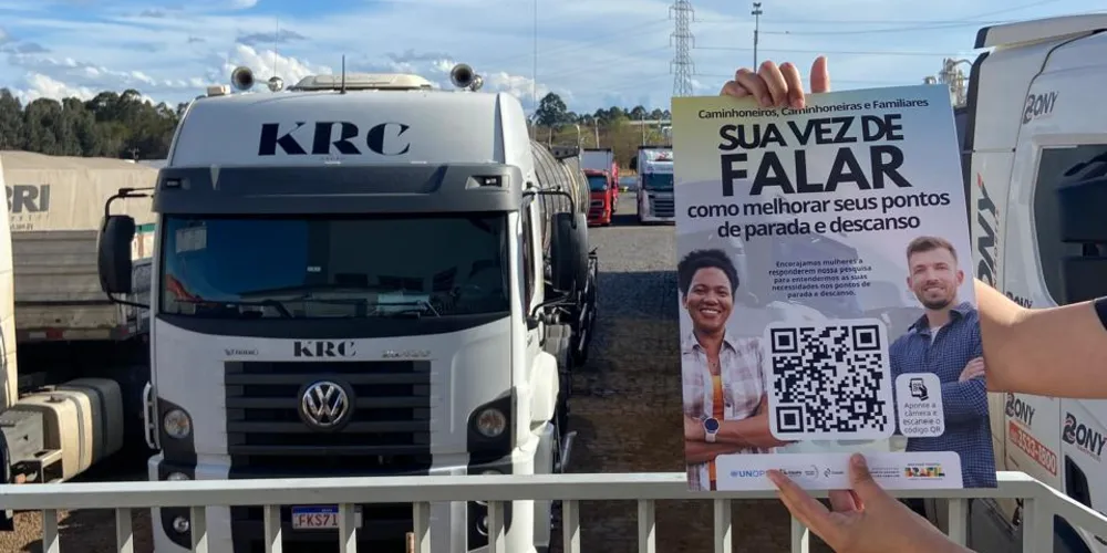 A participação é aberta para todas as pessoas que queiram contribuir, incluindo familiares e acompanhantes de caminhoneiros