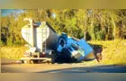 Acidente com caminhão de Ponta Grossa deixa um óbito na BR-153