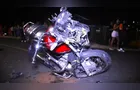 Jovem dá ‘grau’, carro colide com moto e garupa fica gravemente ferida em PG