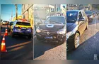 Acidente com carro de aplicativo intensifica trânsito próximo a shopping de PG