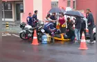 Acidente na 'Balduíno Taques' deixa motociclista ferido em PG