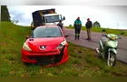 Veículo foge após acidente na PR-092 em Jaguariaíva