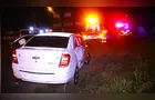 Motociclista colide ‘em cheio’ com carro e fica ferido em Ponta Grossa