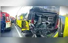 Fotos revelam detalhes de grave acidente na BR-376 em PG