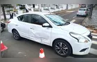 Acidente no Centro de Ponta Grossa deixa motociclista ferido