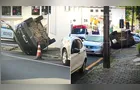 Mulher fratura costela em acidente com tombamento em PG