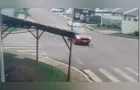 Câmera flagra cão sendo atropelado em rua no bairro Cará-Cará