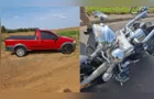 Batida entre carro e moto na PR-092 deixa dois idosos feridos em Arapoti