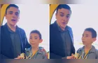 Menino de PG é medalhista no 'Caça Asteroides' e parabenizado por Aliel