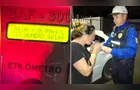 Mulher alcoolizada e com CNH vencida é flagrada dirigindo na contramão em PG