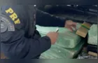 Carro com destino a Guarapuava com 150 kg de maconha e fuzil é apreendido na BR-277