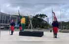 Ponta-grossense acende 'Pira da Pátria' em cerimônia no Palácio Iguaçu