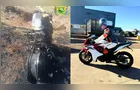 Jovem morre após moto pegar fogo em acidente na PR-445