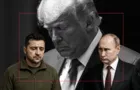 Conversa entre Trump e Zelensky foca em pressão econômica à Rússia
