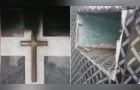 Familiares denunciam vandalismo em cemitério de PG; veja vídeo