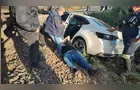 Homem sofre mal súbito após acidente entre carro e trem no Borato