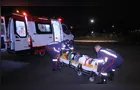 Homem sofre fratura exposta em colisão entre carro e moto em PG
