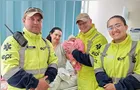 Gestante pede ajuda e socorristas realizam parto de bebê de 4 kg em Carambeí